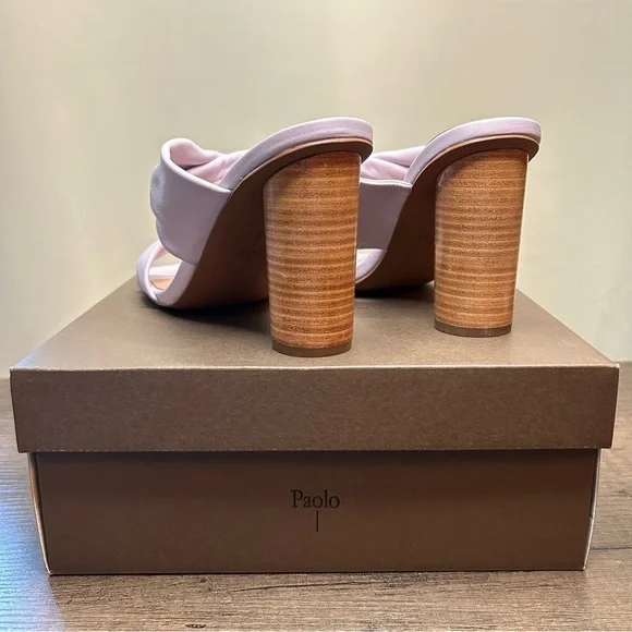 Linea Paolo Imani Lavender Heeled Sandals Size 9.5